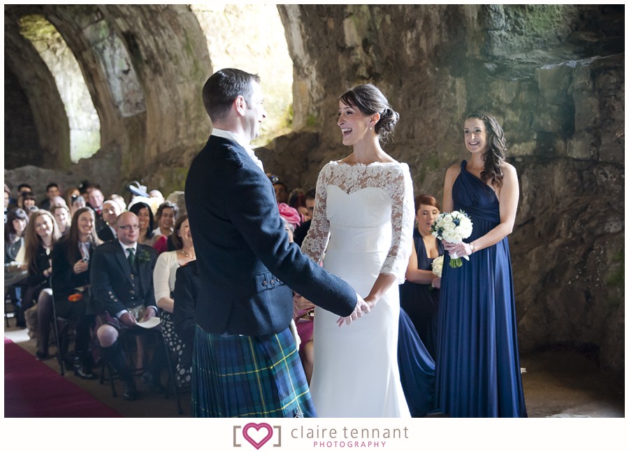 Dirleton Castle wedding