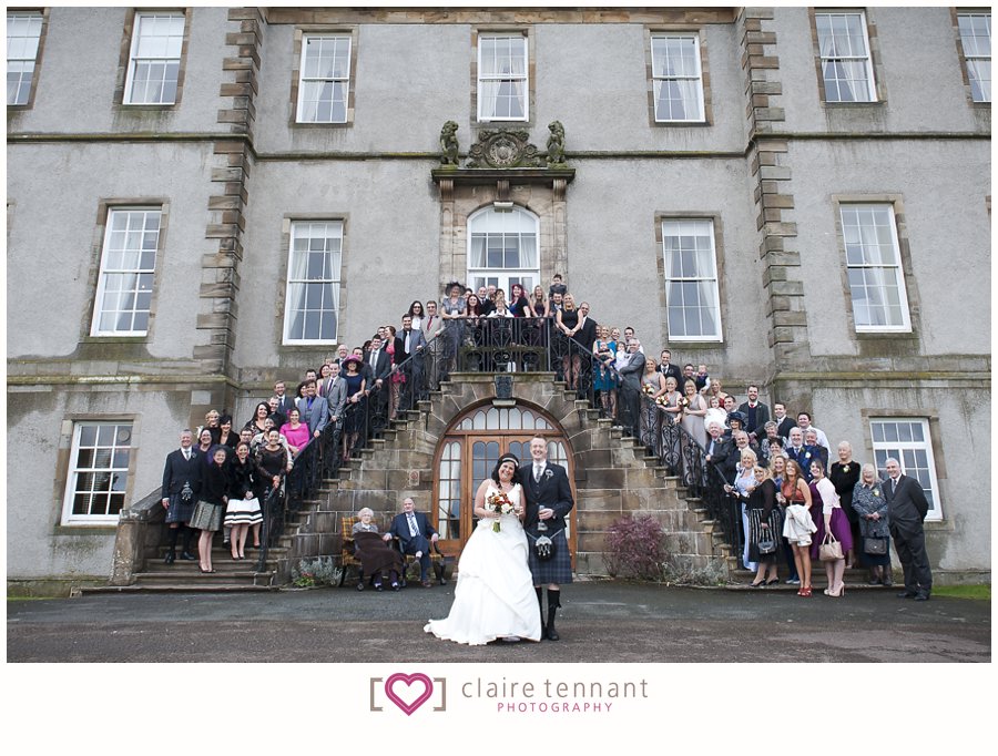 Dalmahoy Wedding Group Photo