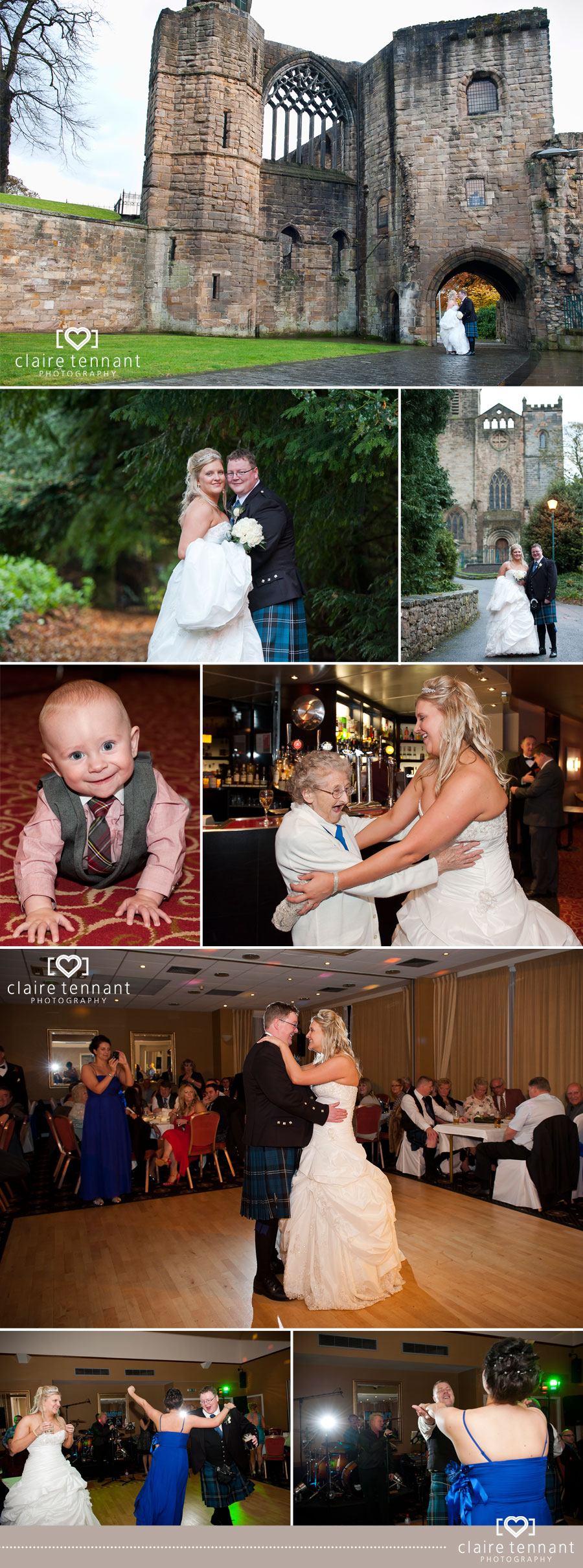 Pitbauchlie House Hotel wedding reception