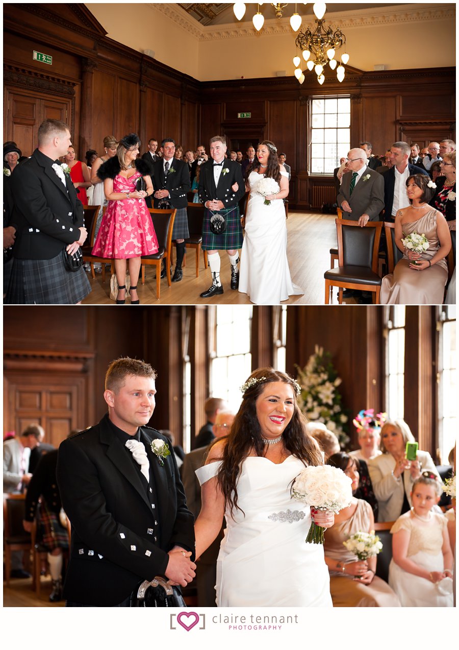 Lothian Chamber Wedding ceremony