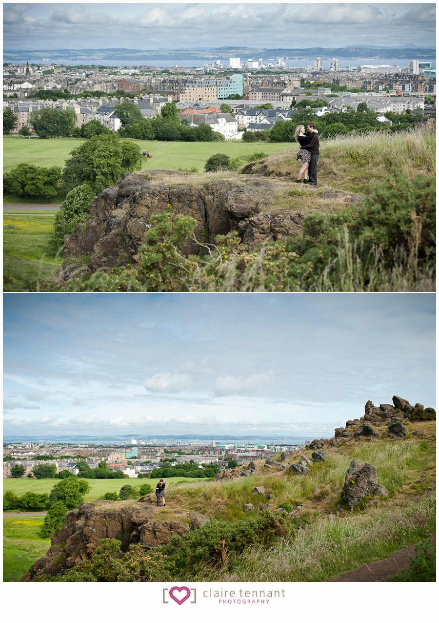 Pre-wedding shoot at Arthur's Seat