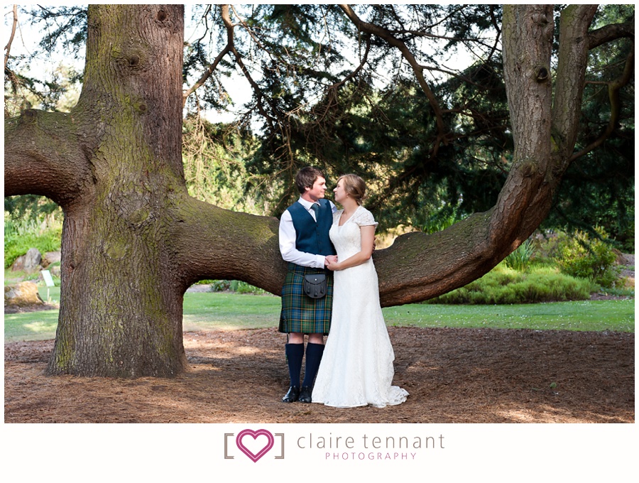 Edinburgh Botanics wedding