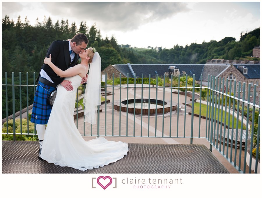 New Lanark Mill Hotel wedding photography