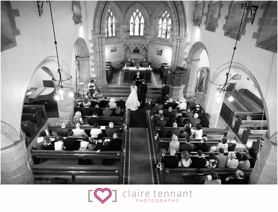 St Vigeans Church wedding