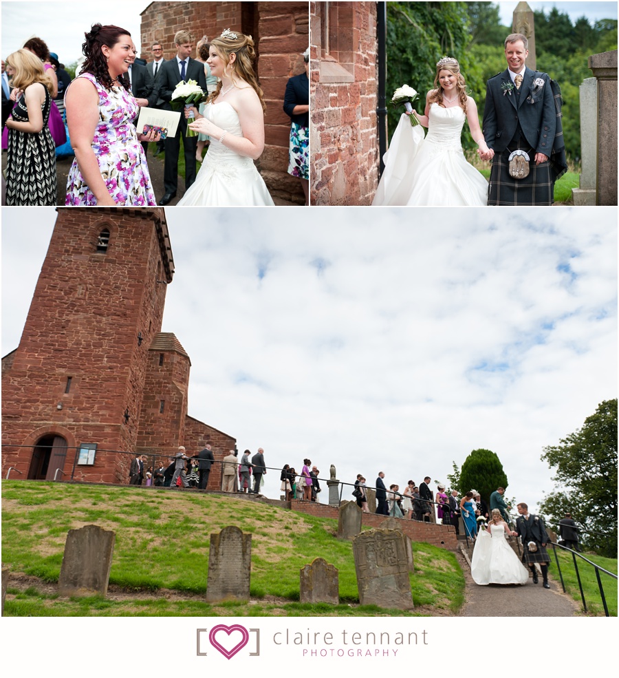 St Vigeans Church wedding