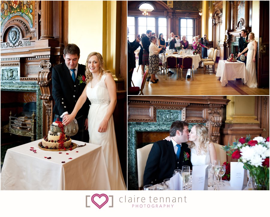 Edinburgh City Chambers cake cutting