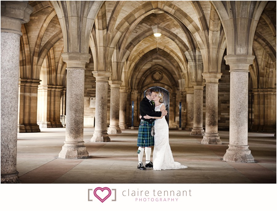 Wedding at Glasgow University