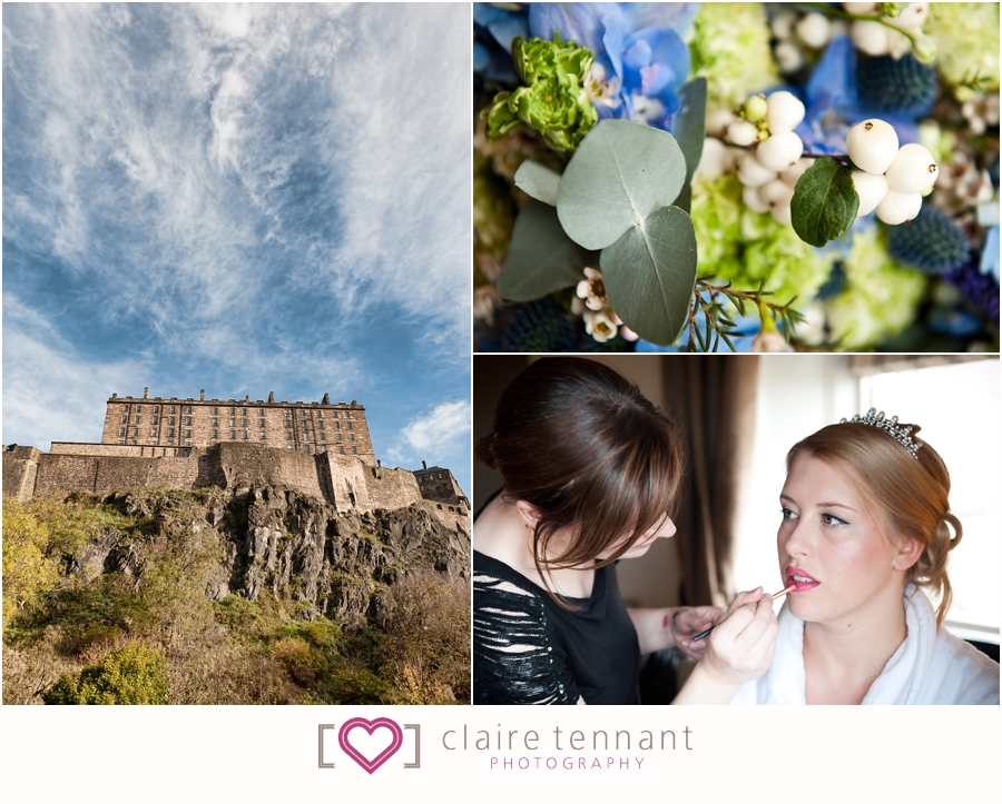 Edinburgh Castle Wedding photography