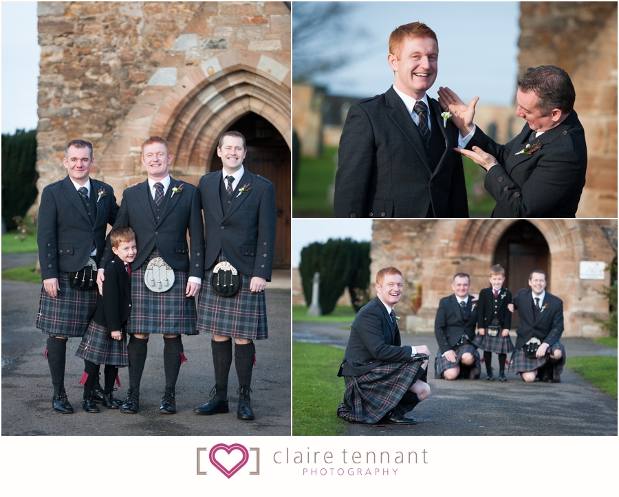 Aberlady Church Winter Wedding