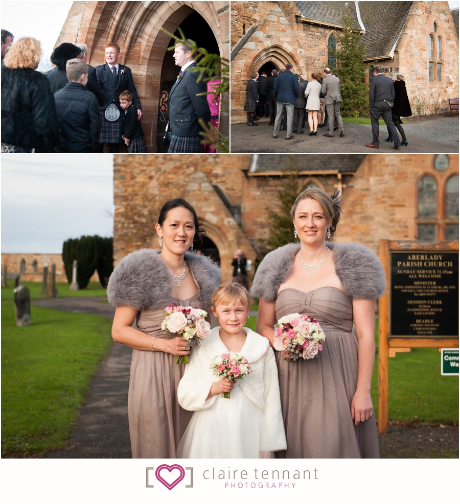 Aberlady Church Wedding photography