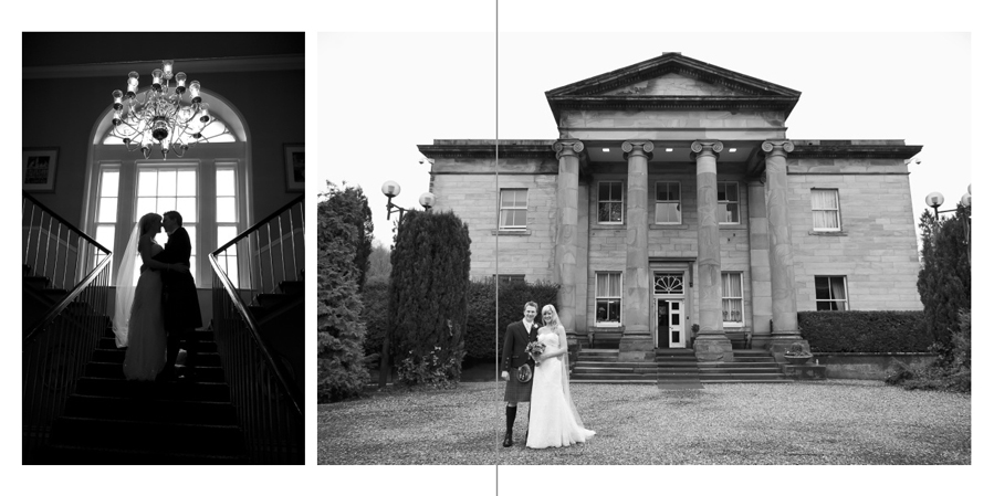 Balbirnie House wedding sample album