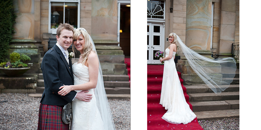 Balbirnie House wedding sample album