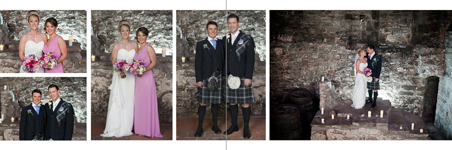 The Caves wedding album edinburgh