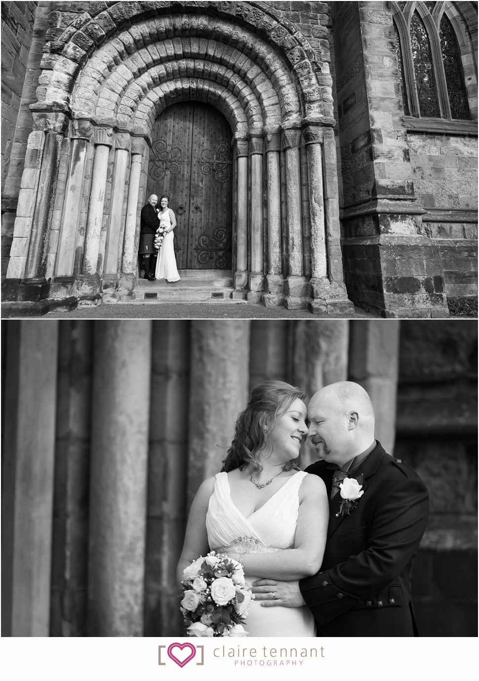 Dunfermline Abbey wedding photography