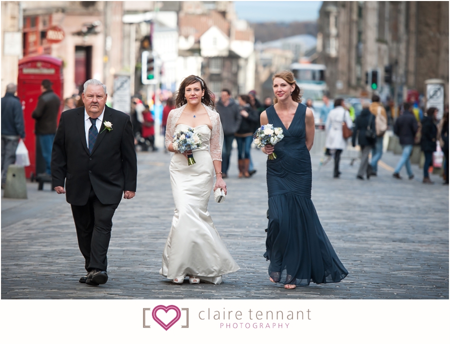 Edinburgh royal mile wedding