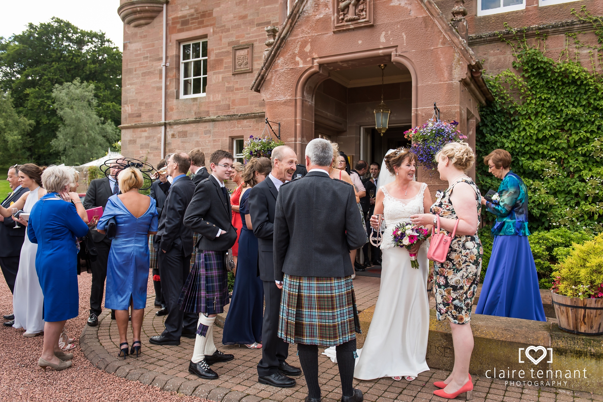 Cringletie House wedding reception