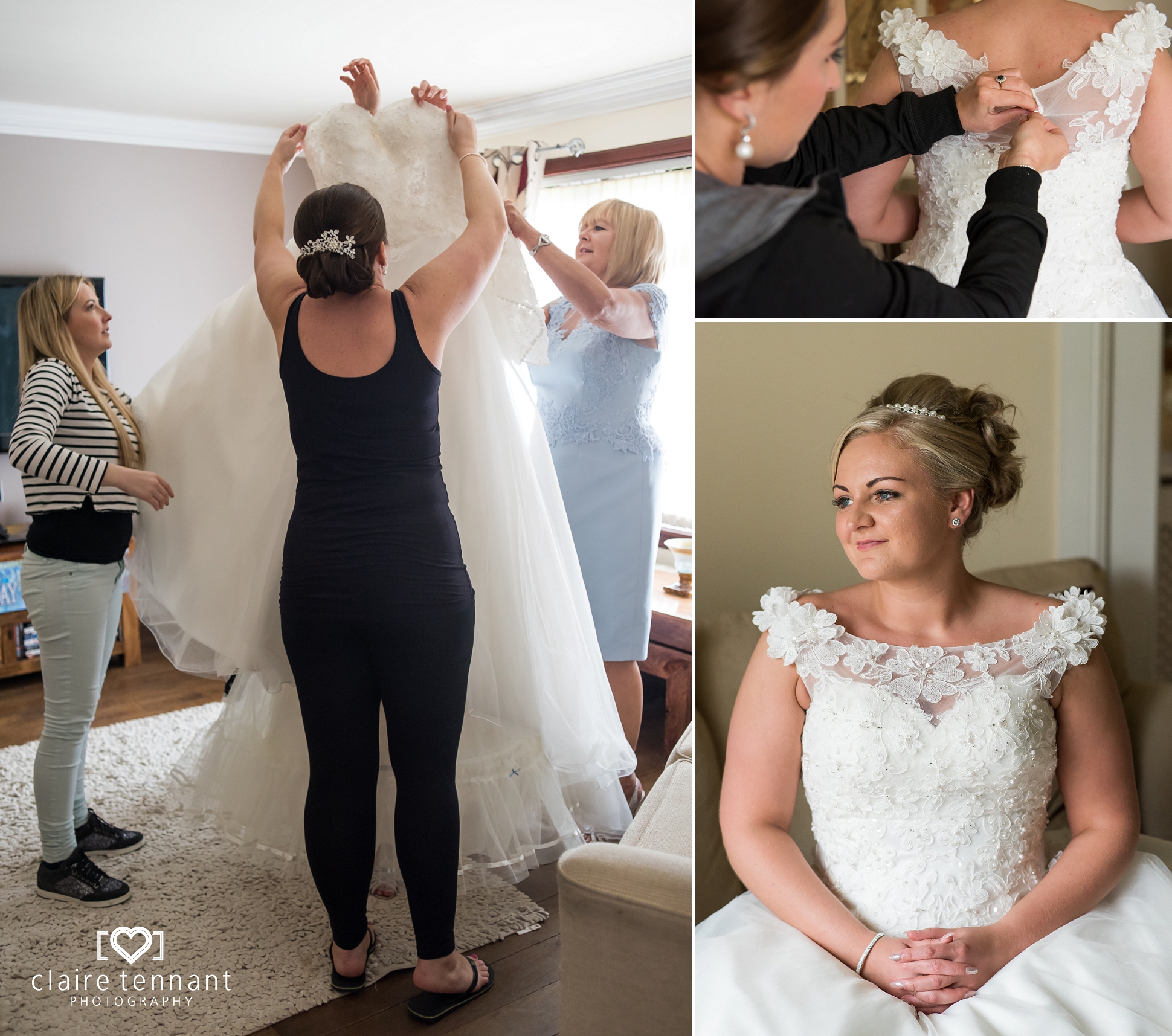 wedding prep motherwell