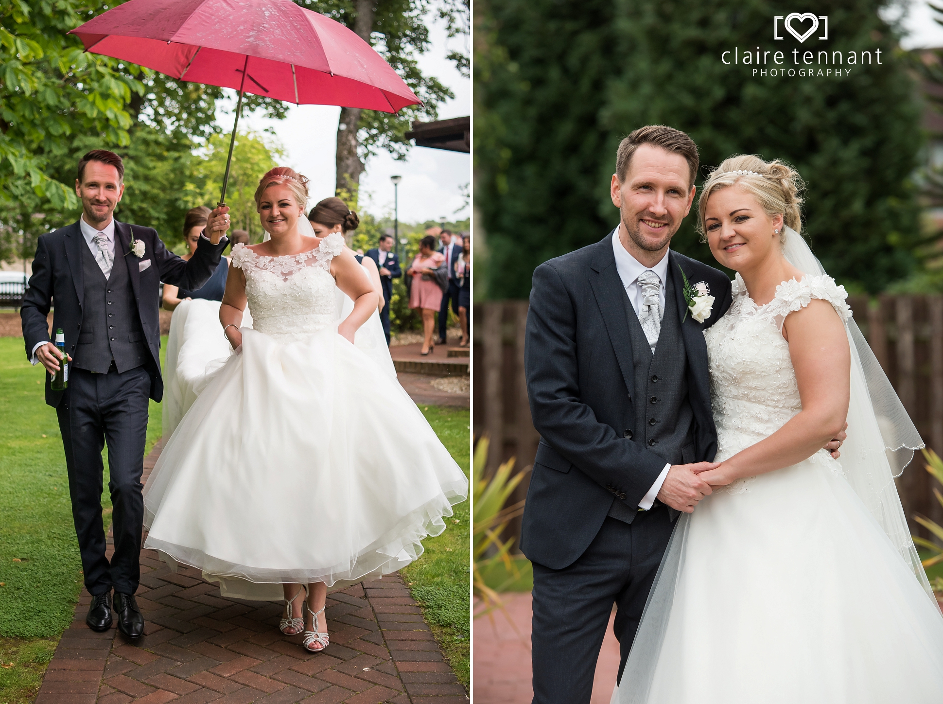 Dalziel Park Wedding couple