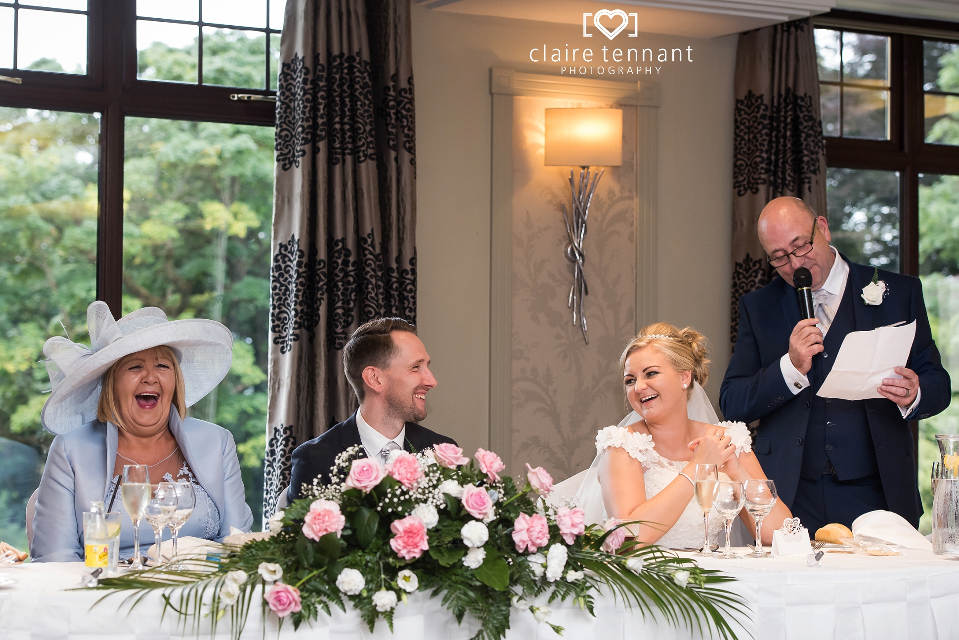 Dalziel Park Wedding speeches