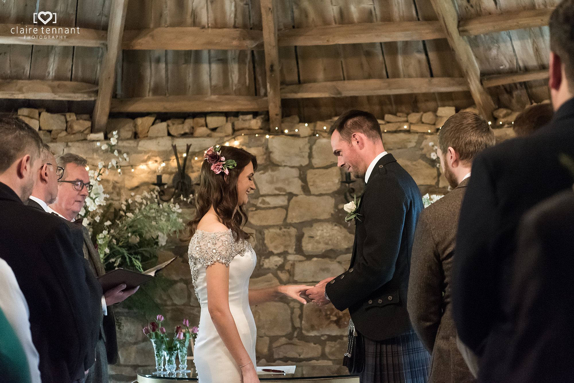 Wedding photography at The Barn at Harburn