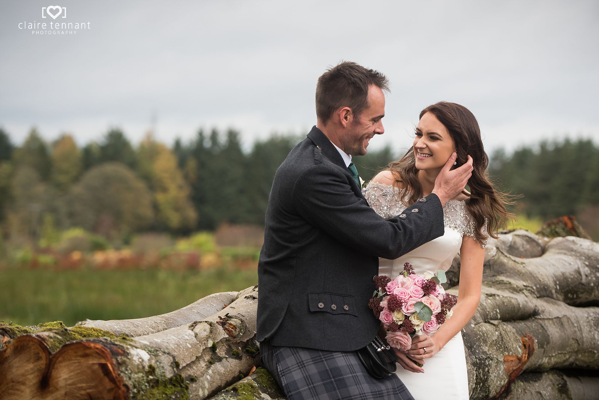 Wedding photography at The Barn at Harburn