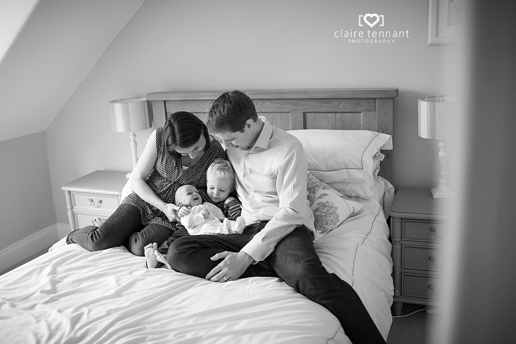 Natural Lifestyle Newborn Photography in Edinburgh