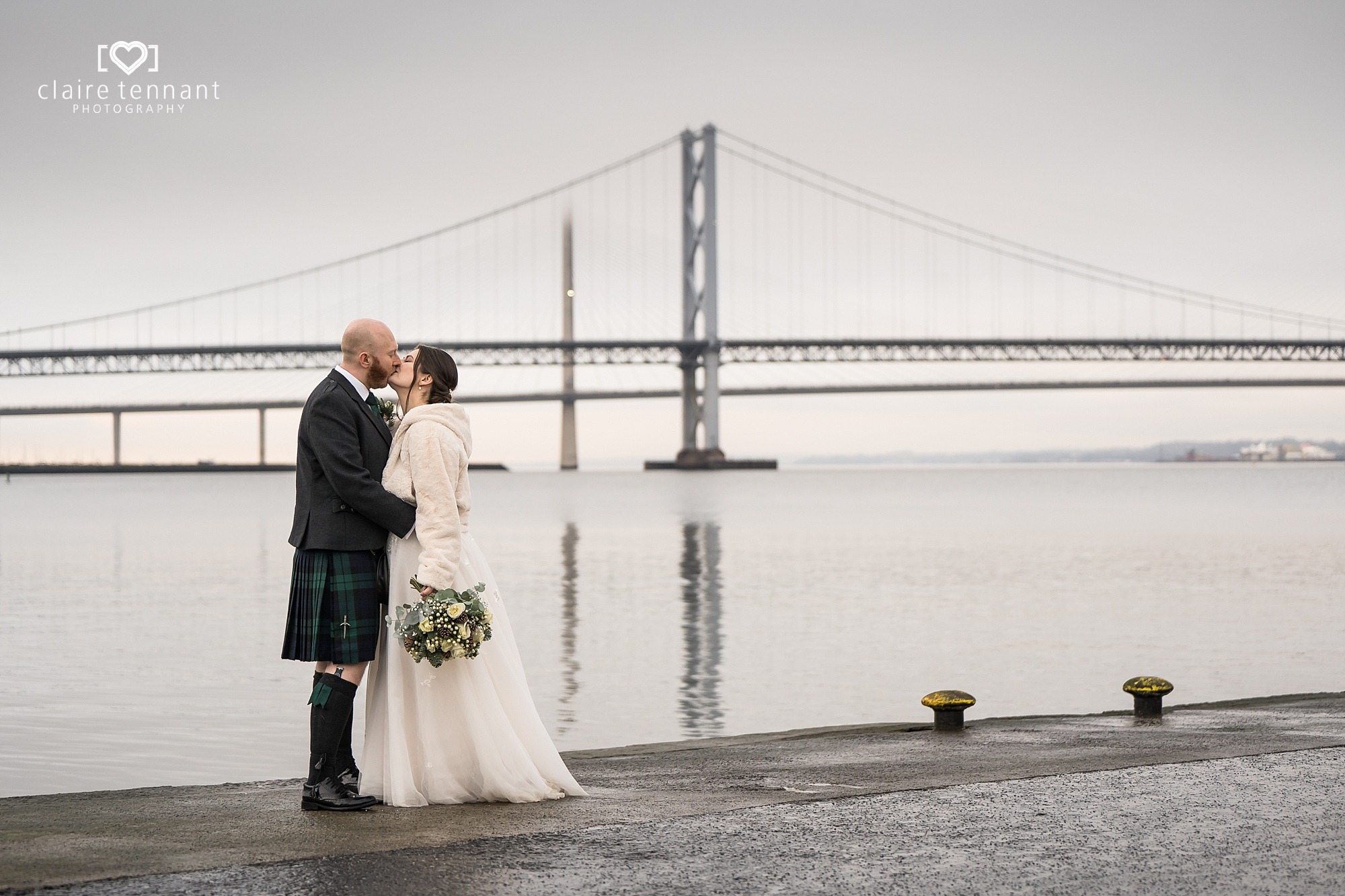 Winter Wedding photography at Orocco Pier