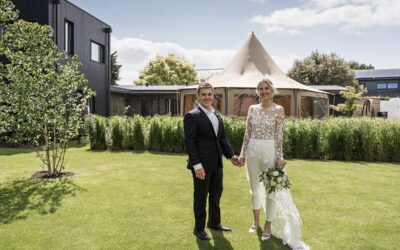 Tipi wedding in beautiful North Berwick garden